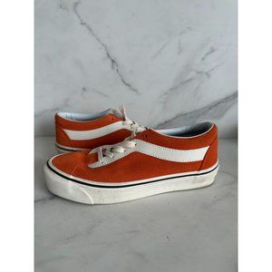 VANS Orange Suede Sneakers Sz Mens 6 Womens 7.5